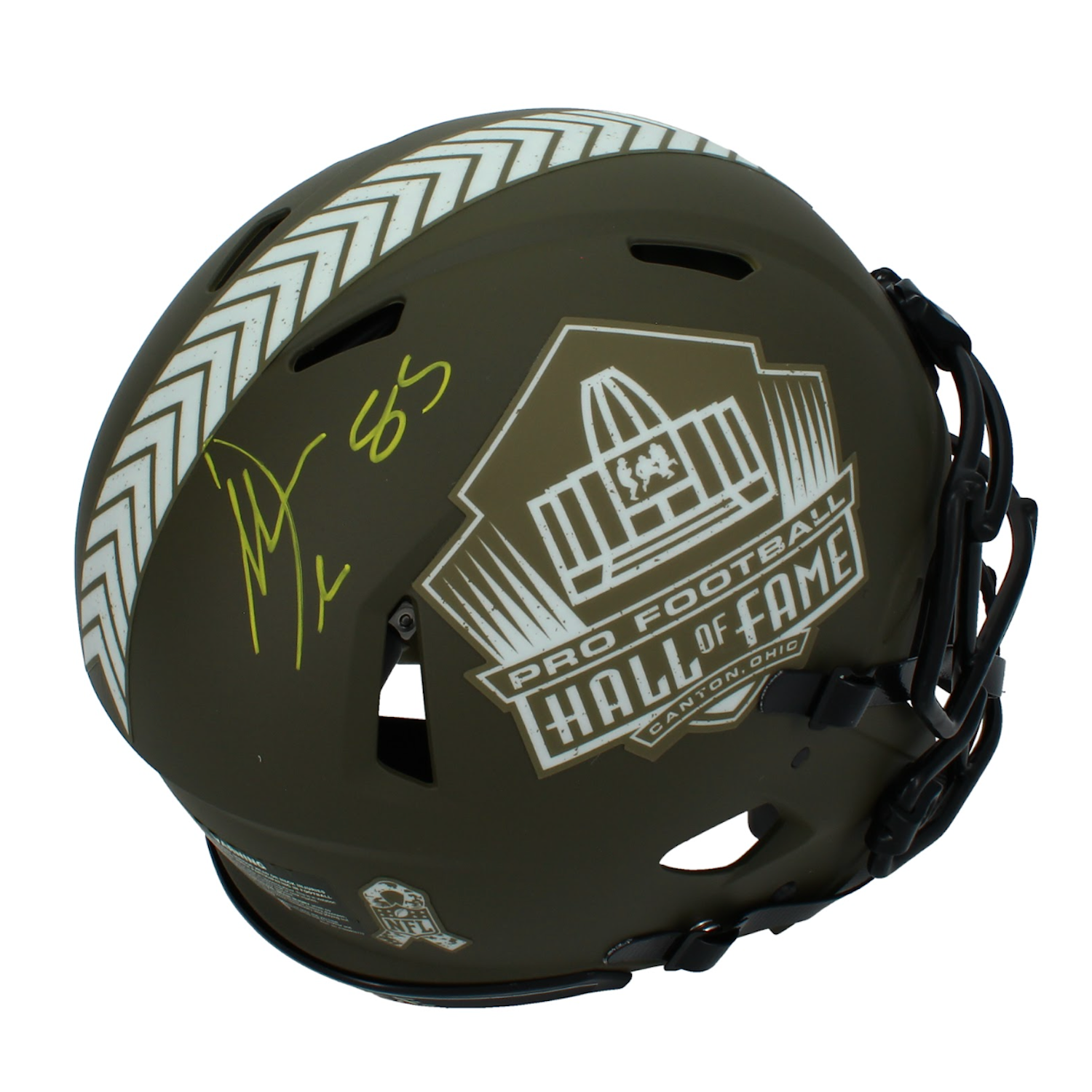 Antonio Gates Autographed Los Angeles Chargers Hall of Fame Logo 2022 STS Speed Authentic Helmet Beckett