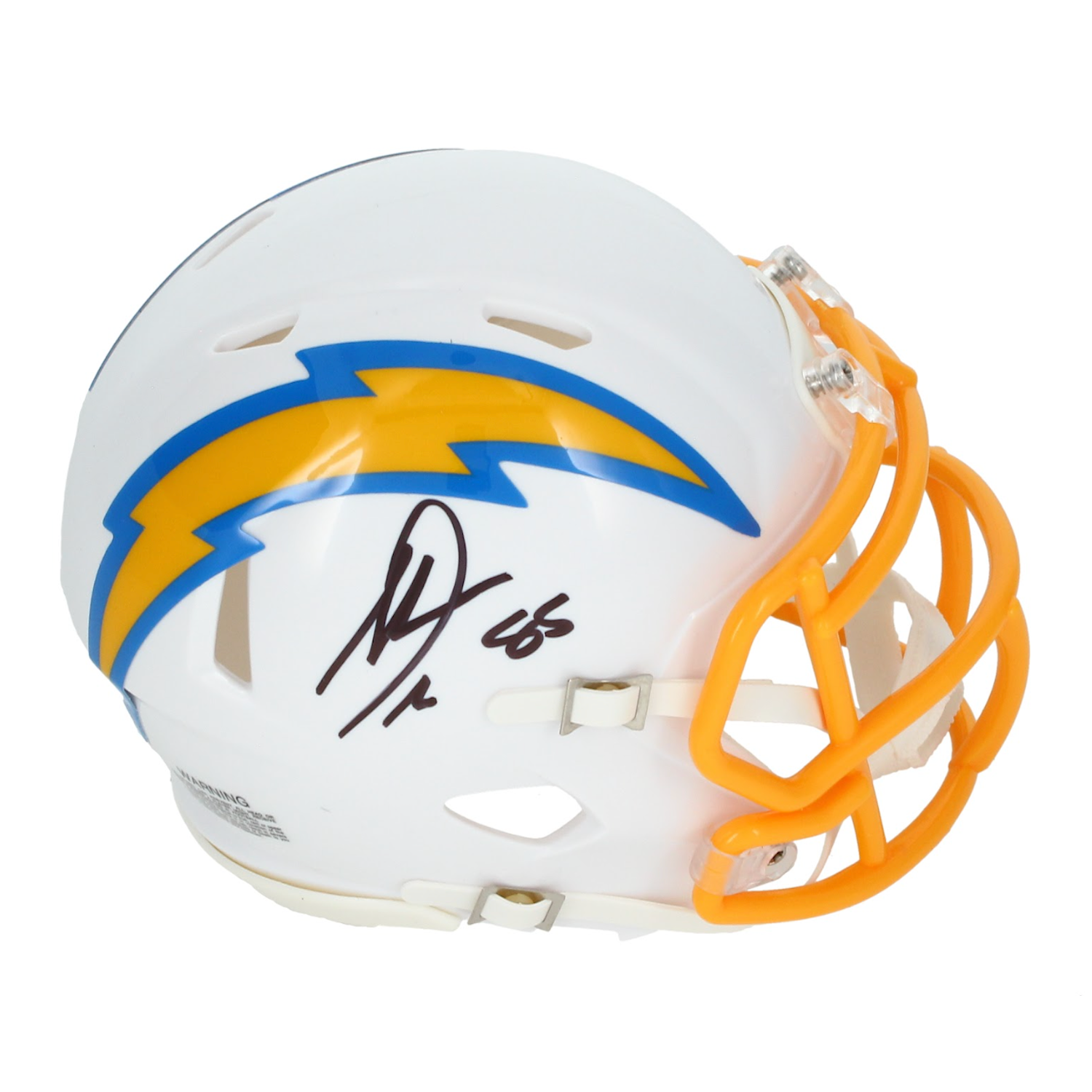 Antonio Gates Autographed Los Angeles Chargers Mini Helmet Beckett