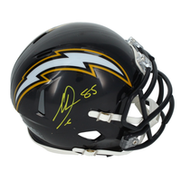Antonio Gates Autographed Los Angeles Chargers Throwback Mini Helmet Beckett
