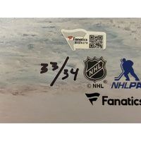 KAAPO KAHKONEN Autographed "1st NHL Shut Out" 16" x 20" Photograph FANATICS LE