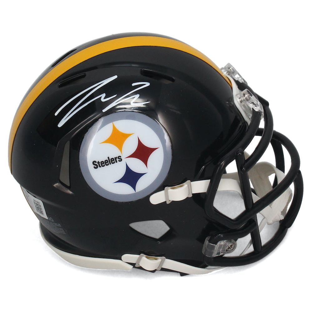 Pat Freiermuth Autographed Pittsburgh Steelers Speed Mini Helmet Beckett