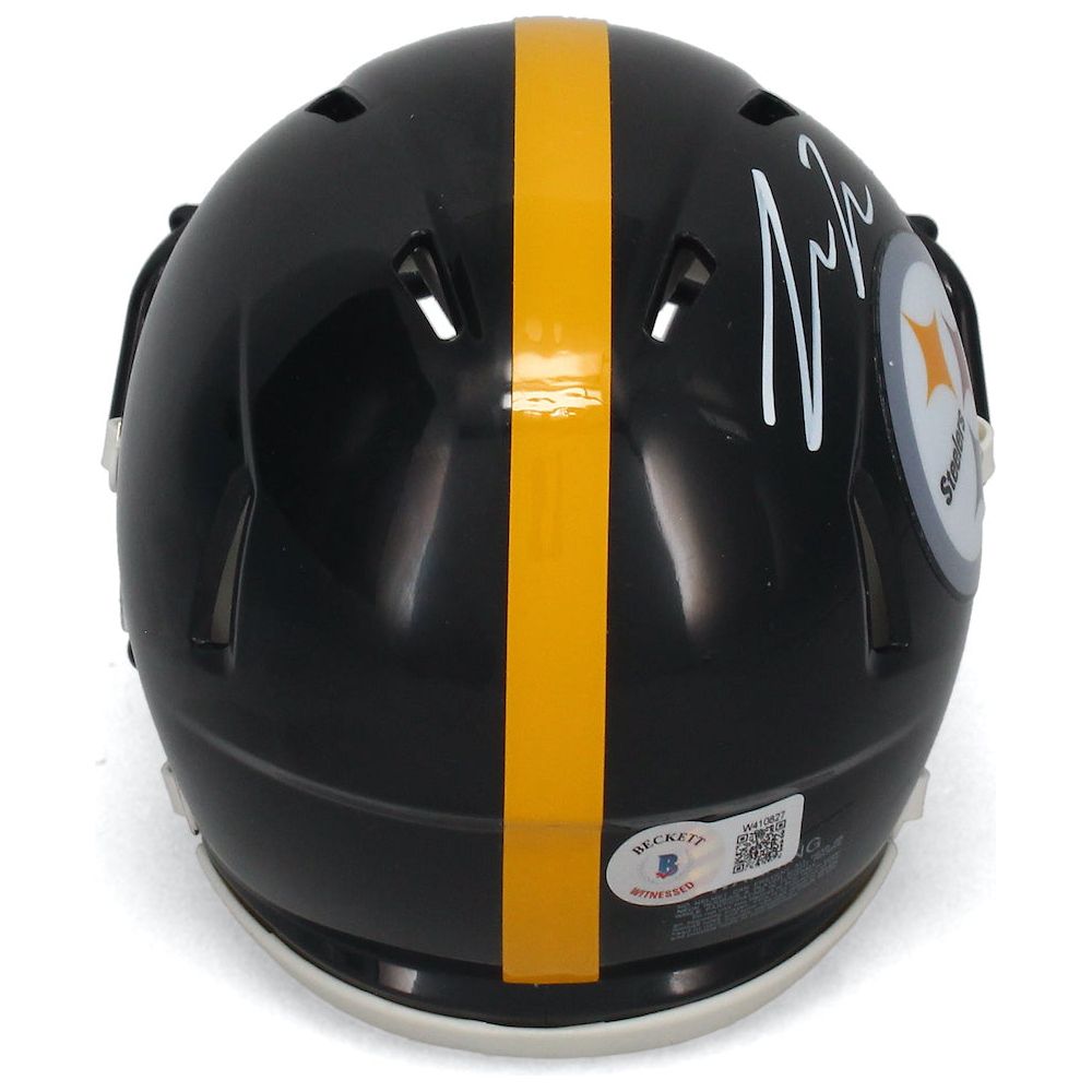 Pat Freiermuth Autographed Pittsburgh Steelers Speed Mini Helmet Beckett