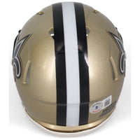 Drew Brees Autographed New Orleans Saints Mini Speed Helmet Beckett