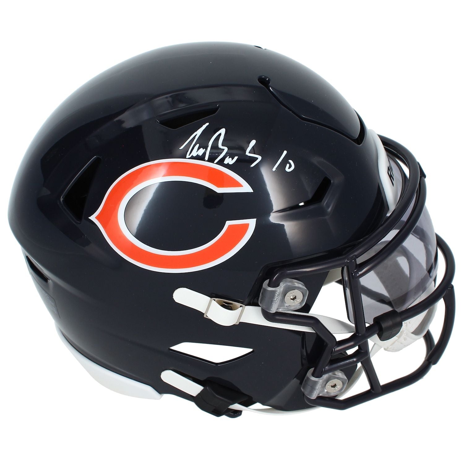 Luther Burden III Autographed Chicago Bears SpeedFlex Midi Helmet Beckett