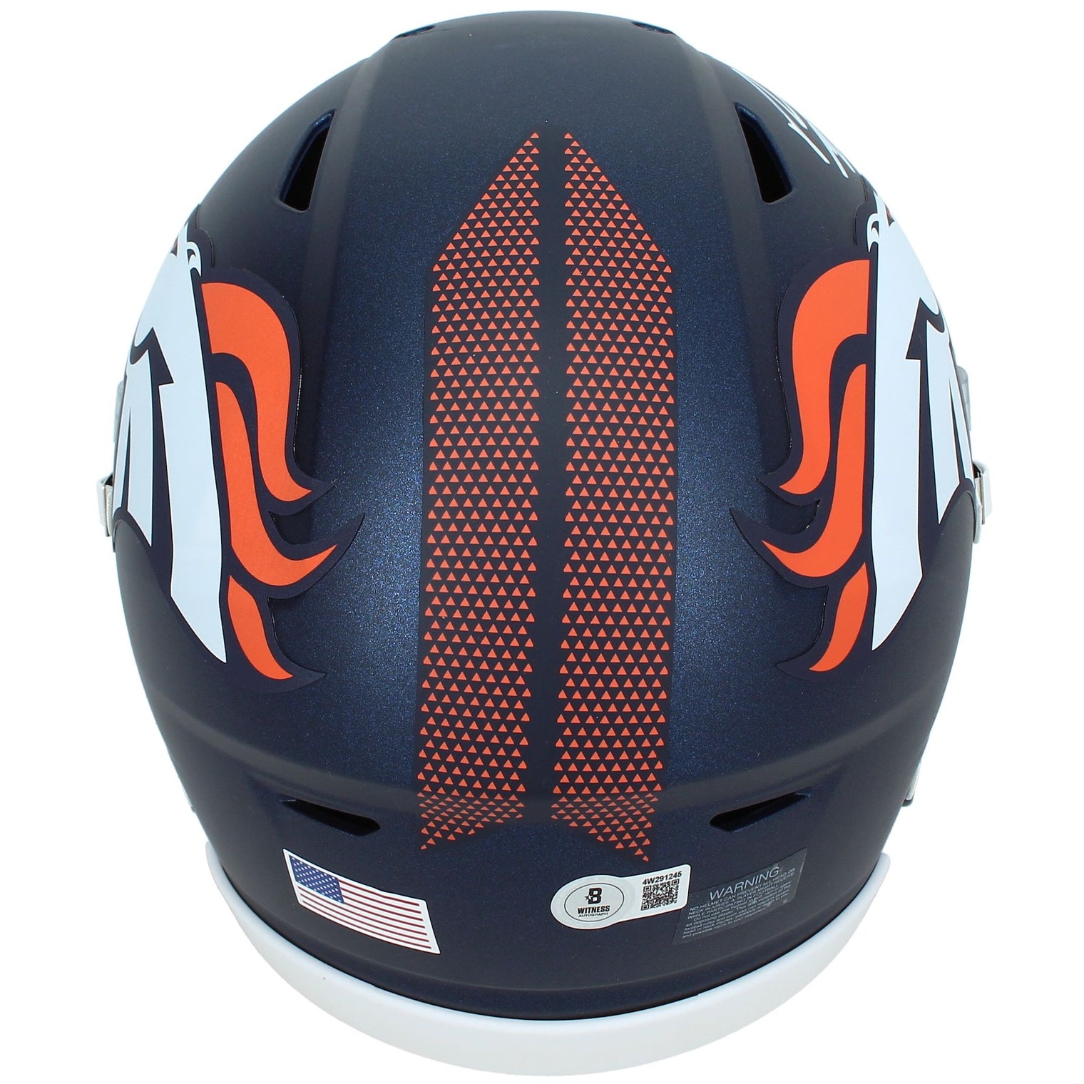 Bo Nix Autographed Denver Broncos SpeedFlex Midi Helmet Beckett Witnessed
