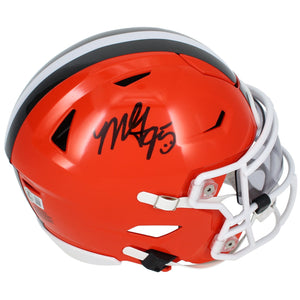 Myles Garrett Autographed Cleveland Browns Speedflex Midi Helmet Beckett