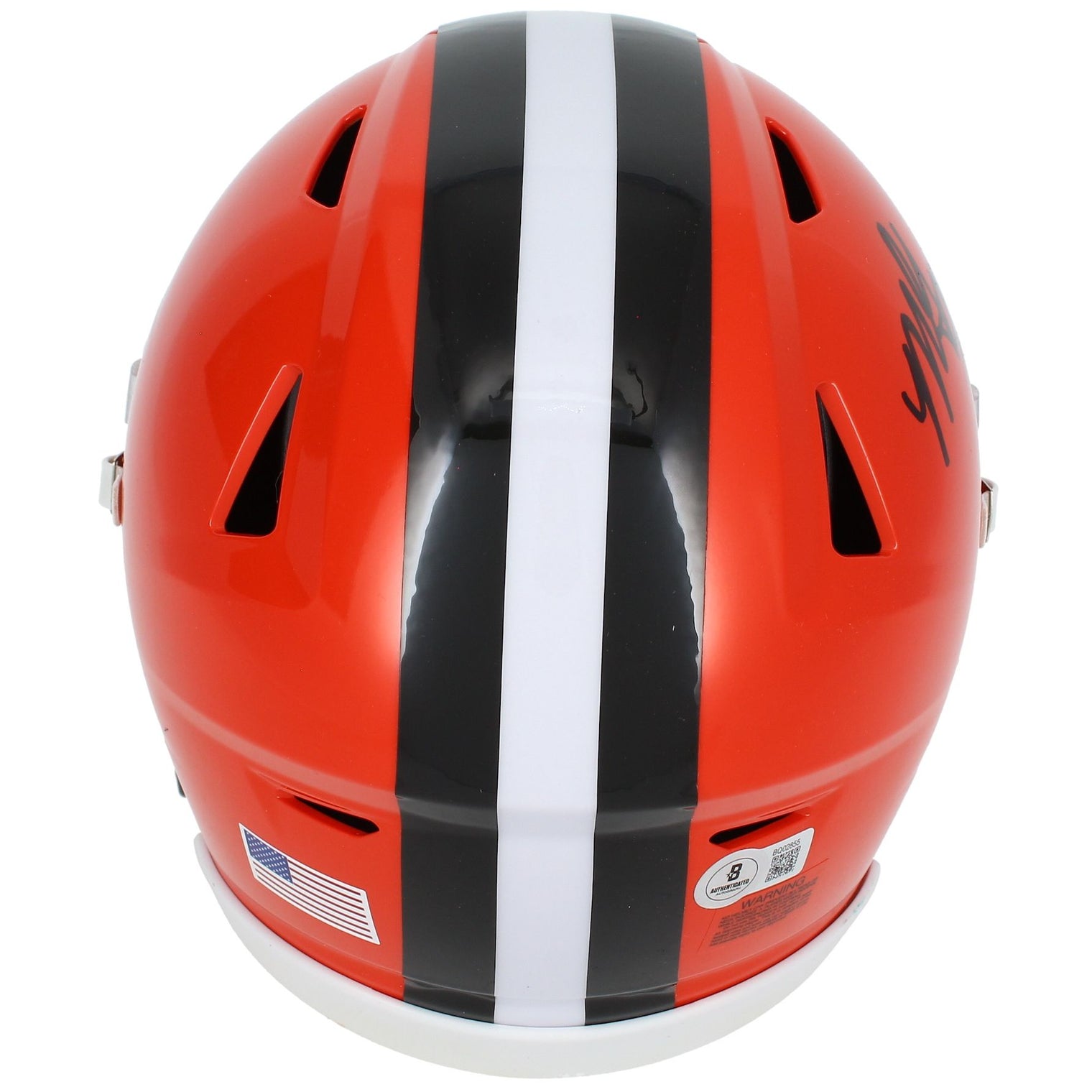 Myles Garrett Autographed Cleveland Browns Speedflex Midi Helmet Beckett