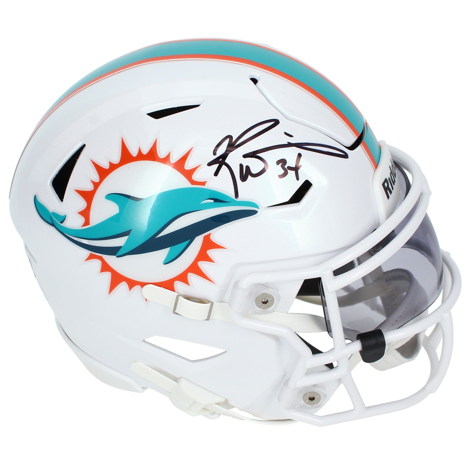 Ricky Williams Autographed Miami Dolphins Speedflex Midi Helmet Beckett