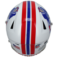Rob Gronkowski Autographed New England Patriots 1982-89 Throwback Speedflex Authentic Helmet Radtke