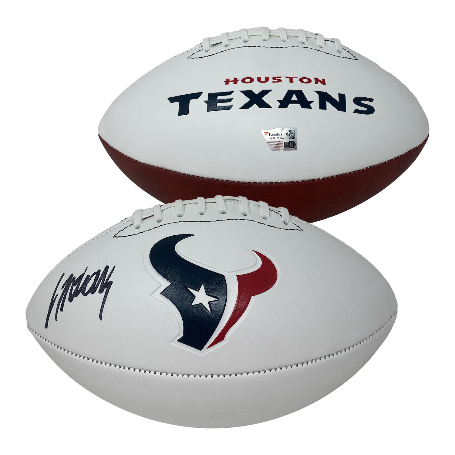 C.J. Stroud Autographed Houston Texans White Panel Football Fanatics