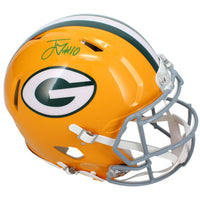 Jordan Love Autographed Green Bay Packers 1961-79 Throwback Speed Authentic Helmet Beckett