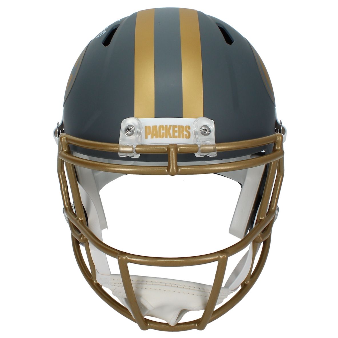 Jordan Love Autographed Green Bay Packers Slate Speed Full Size Helmet Beckett