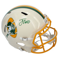 Jordan Love Autographed Green Bay Packers RETRO Speed Full Size Helmet Beckett