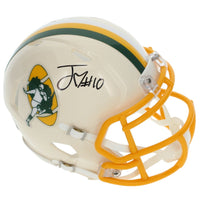 Jordan Love Autographed Green Bay Packers RETRO Speed Mini Helmet Beckett
