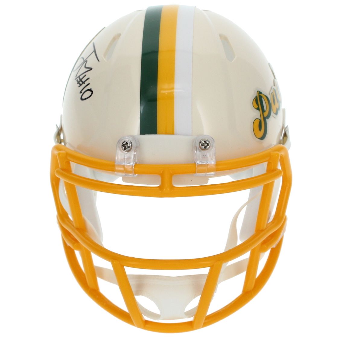 Jordan Love Autographed Green Bay Packers RETRO Speed Mini Helmet Beckett