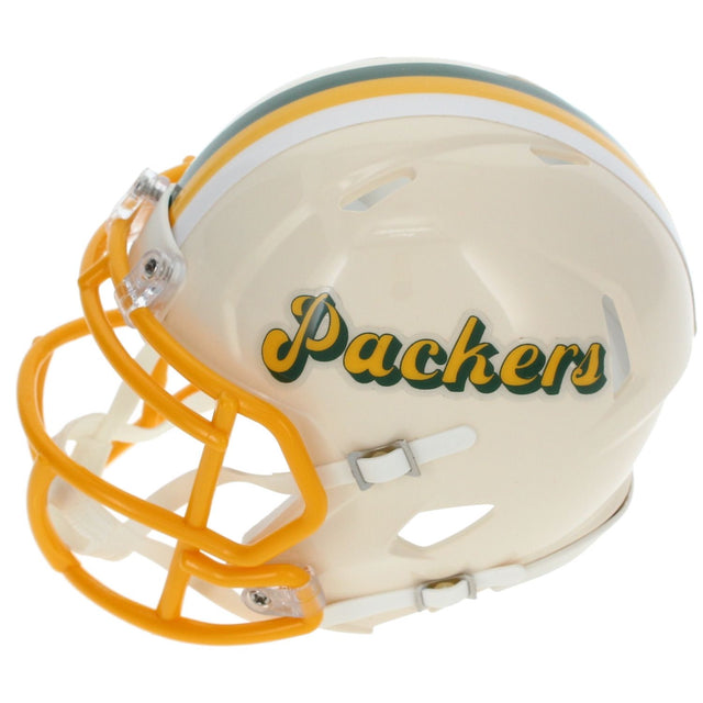 Jordan Love Autographed Green Bay Packers RETRO Speed Mini Helmet Beckett