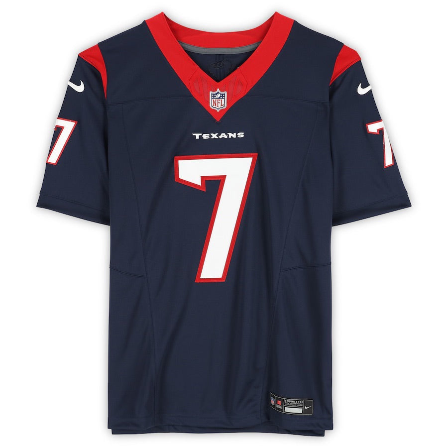 C.J. Stroud Autographed Houston Texans Nike Limited Blue Jersey Fanatics
