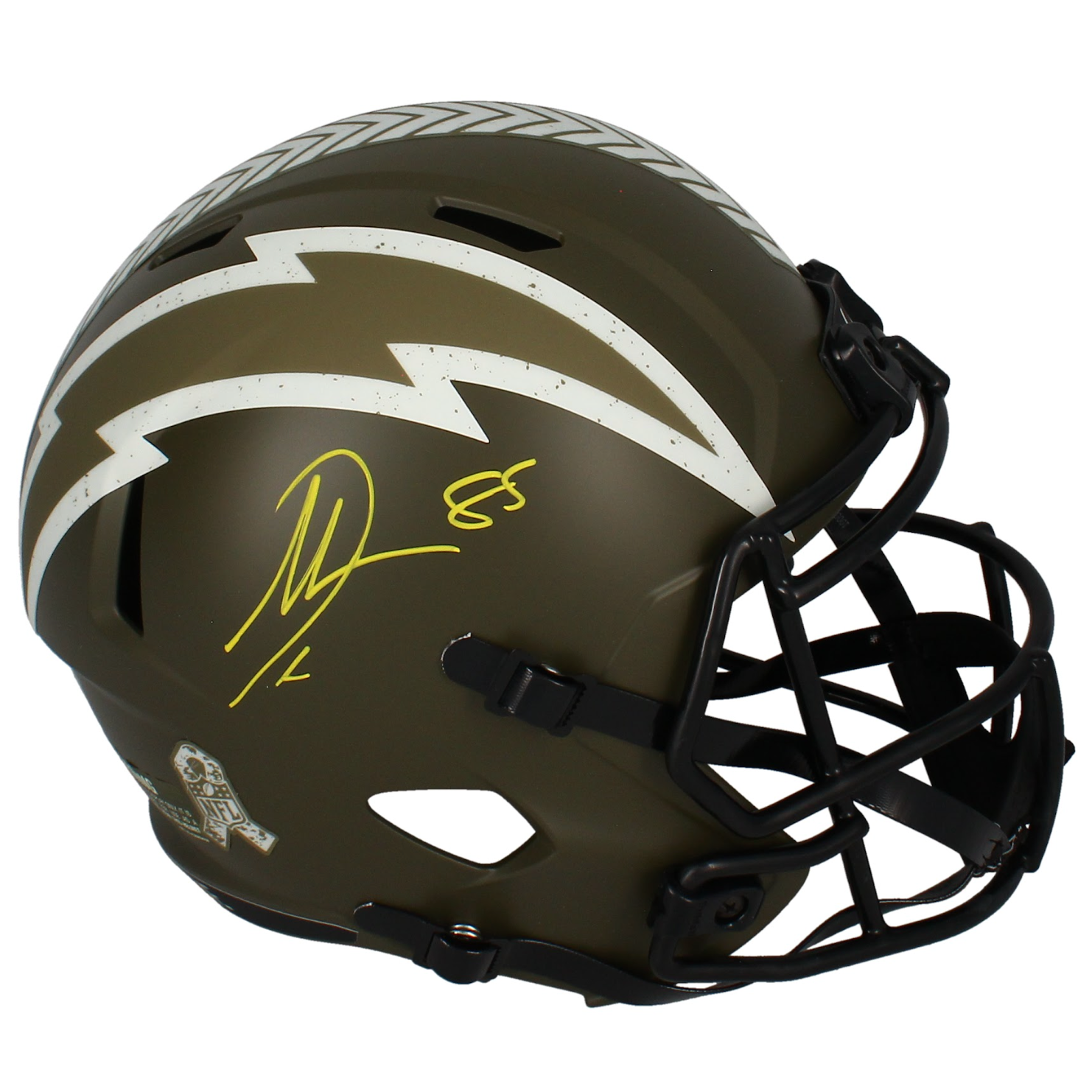 Antonio Gates Autographed Chargers 2022 STS Full Size Speed Helmet Beckett