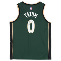 Jayson Tatum Autographed Boston Celtics 2022-23 City Edition Swingman Jersey size 48 Fanatics
