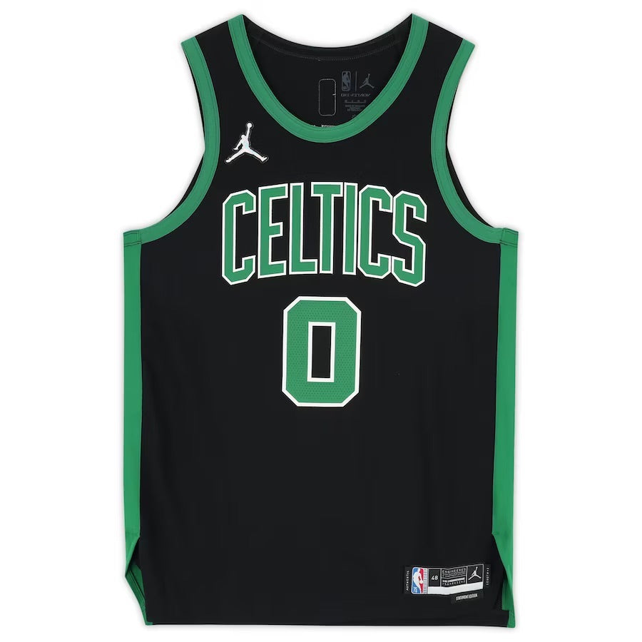 Jayson Tatum Autographed Boston Celtics 75th Anniversary Authentic Nike Jersey size 48 Fanatics