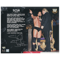 Steve Austin Autographed WWE 16" x 20" "King Of The Ring" Quote Photo Fanatics
