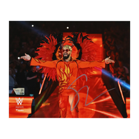 Seth Rollins Autographed WWE "Clash at the Castle" 8" x 10" Photograph Fanatics