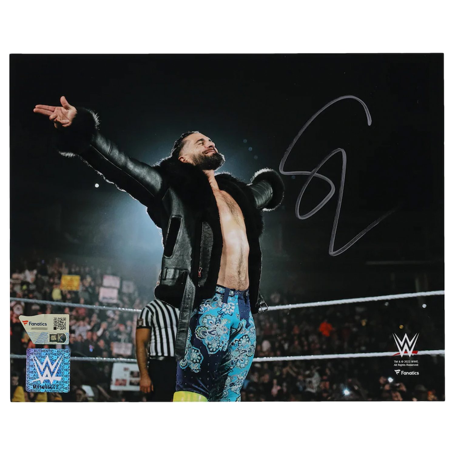 Seth Rollins Autographed WWE "In Ring Spotlight" 8" x 10" Photograph Fanatics