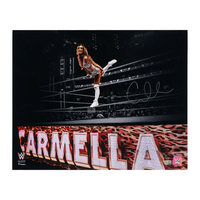 Carmella Autographed WWE Ring Entrance On Ropes 16" x 20" Photograph Fanatics