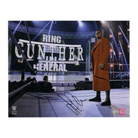 Gunther Autographed WWE "Red Jacket / In Ring" 16" x 20" Photo Fanatics