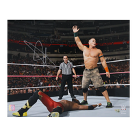 John Cena Autographed Five Knuckle Shuffle WWE 16" x 20" Photograph Fanatics