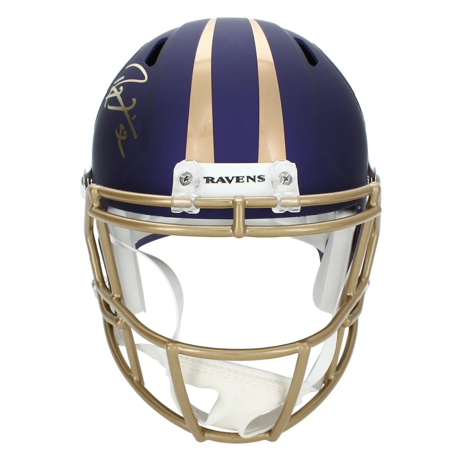 Ray Lewis Autographed Baltimore Ravens 2024 Alternate Speed Full Size Helmet Beckett