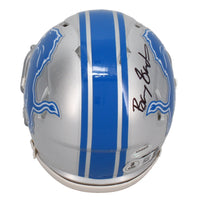 Barry Sanders Autographed Detroit Lions Speed Mini Helmet Beckett