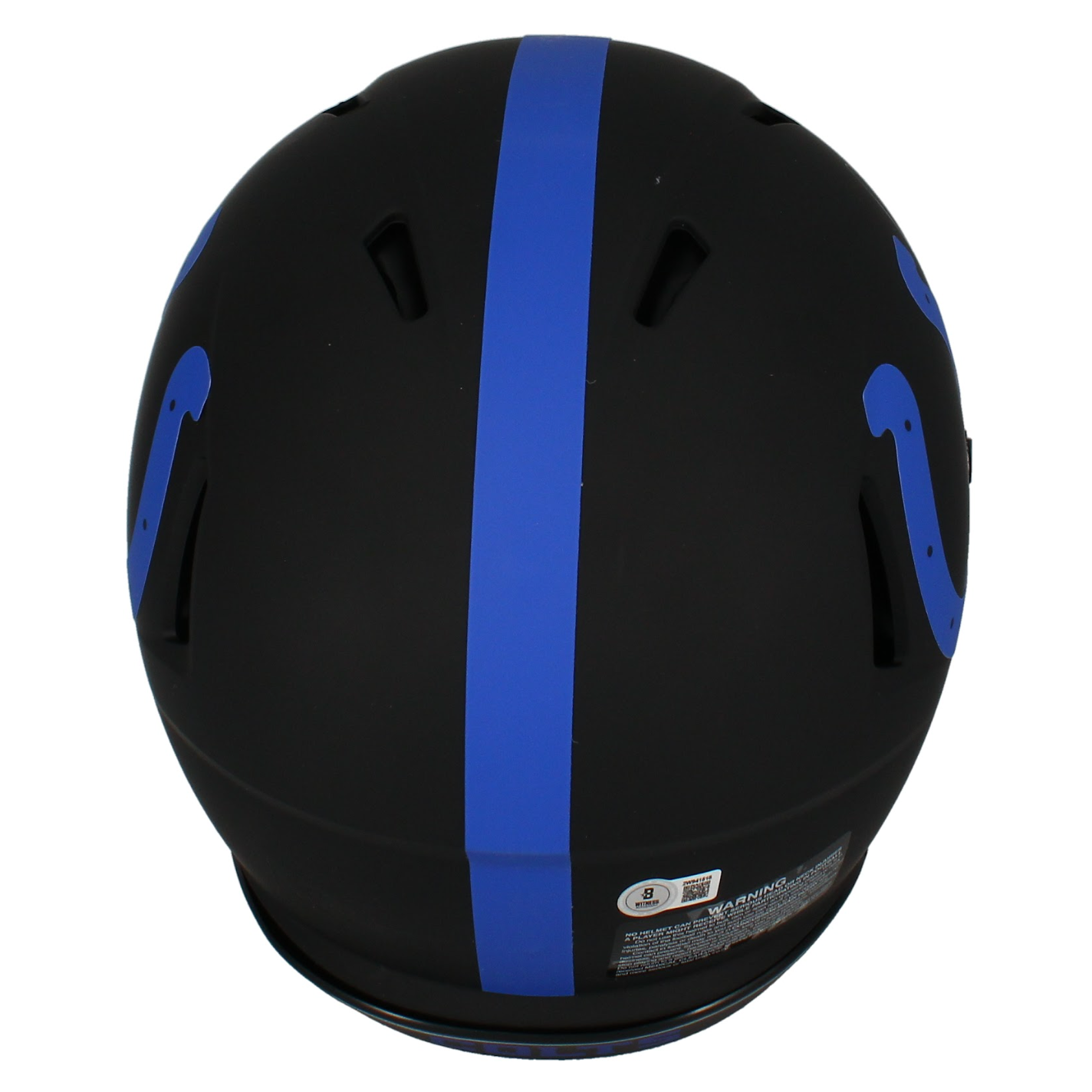 Marshall Faulk Autographed Colts Eclipse Authentic Speed Helmet Beckett