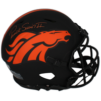 Patrick Surtain II Autographed Denver Broncos 'Eclipse' Authentic Helmet Beckett