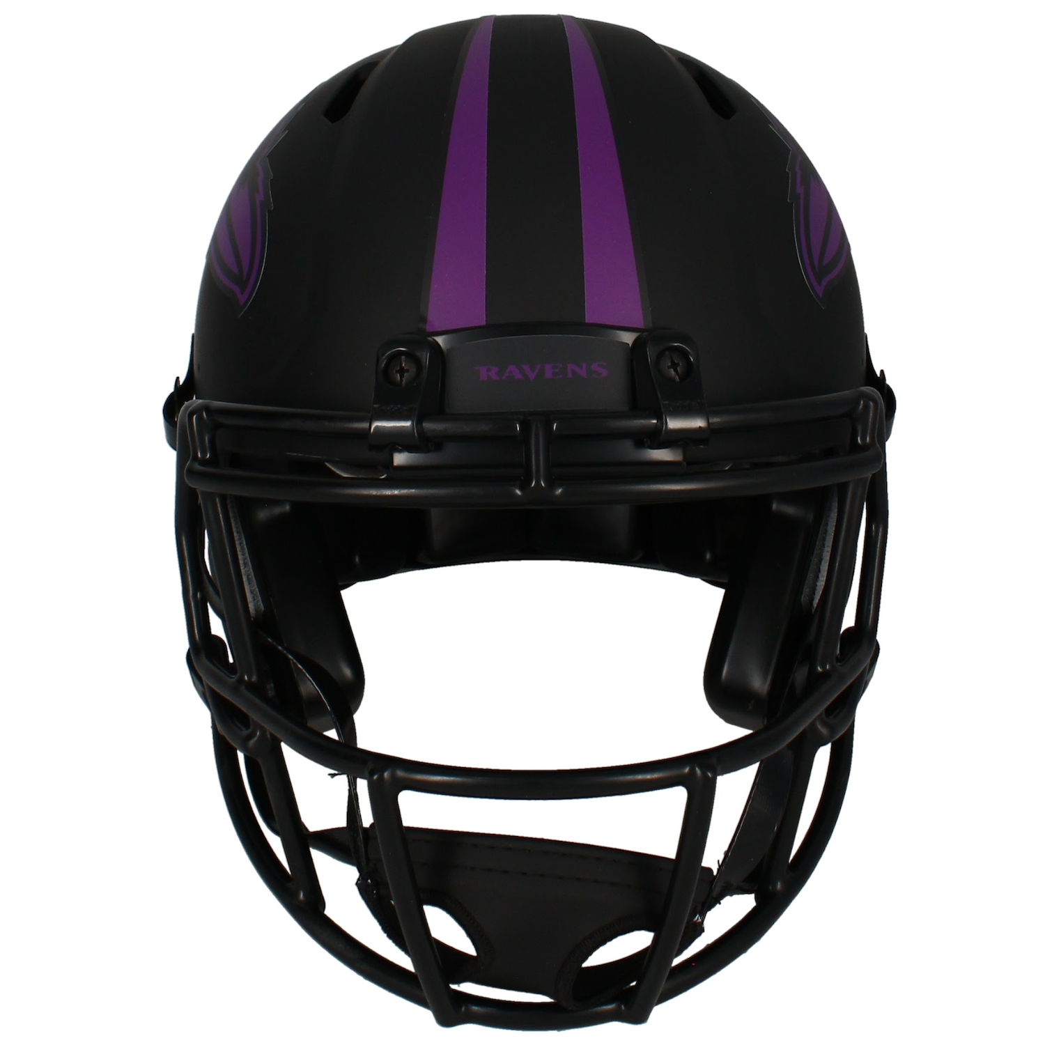 Zay Flowers Autographed Ravens 'Eclipse' Authentic Speed Helmet Beckett