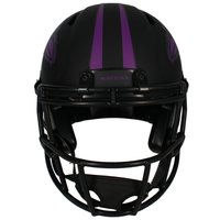 Zay Flowers Autographed Ravens 'Eclipse' Authentic Speed Helmet Beckett