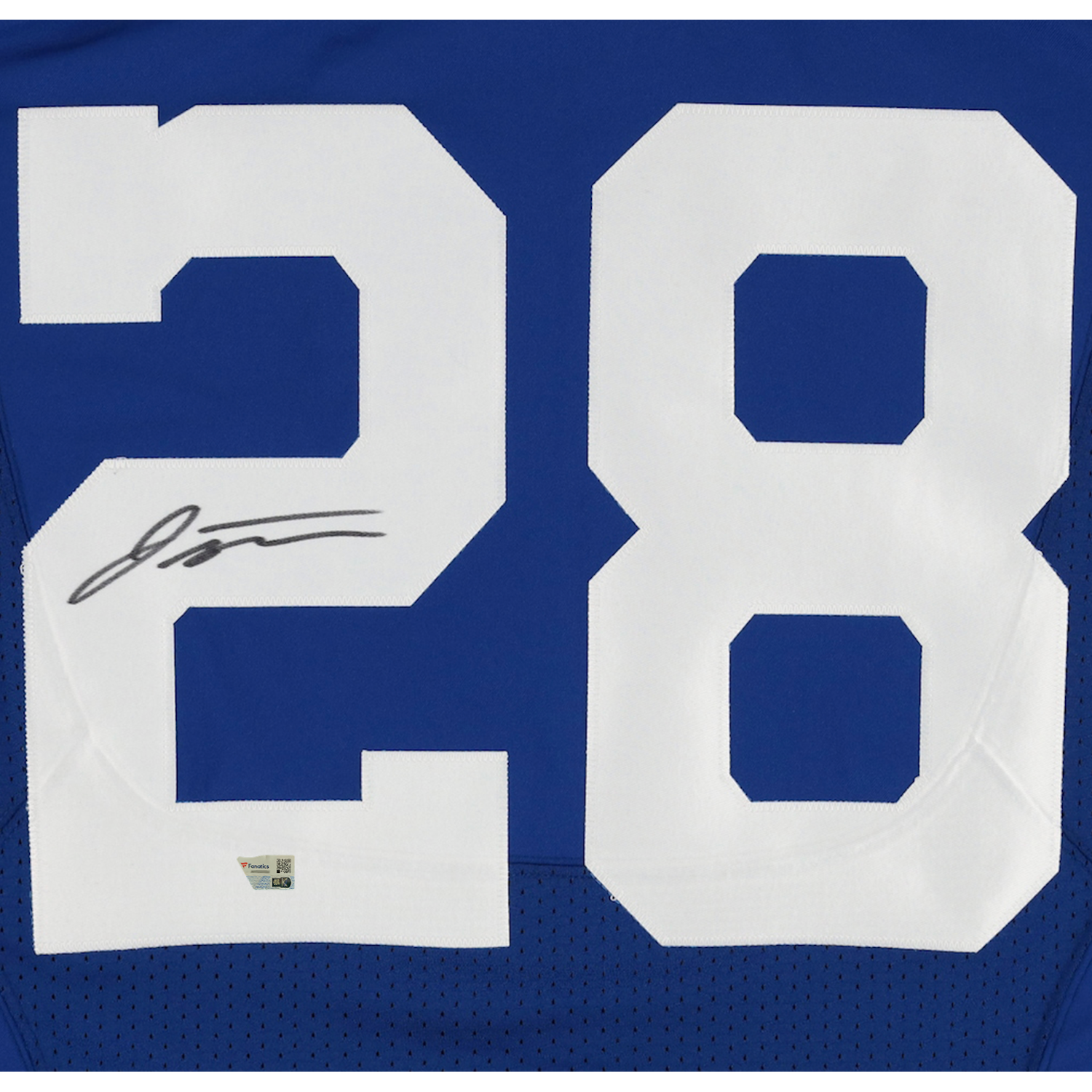 Jonathan Taylor Autographed Indianapolis Colts Blue Nike Elite Jersey Fanatics