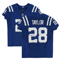Jonathan Taylor Autographed Indianapolis Colts Blue Nike Elite Jersey Fanatics
