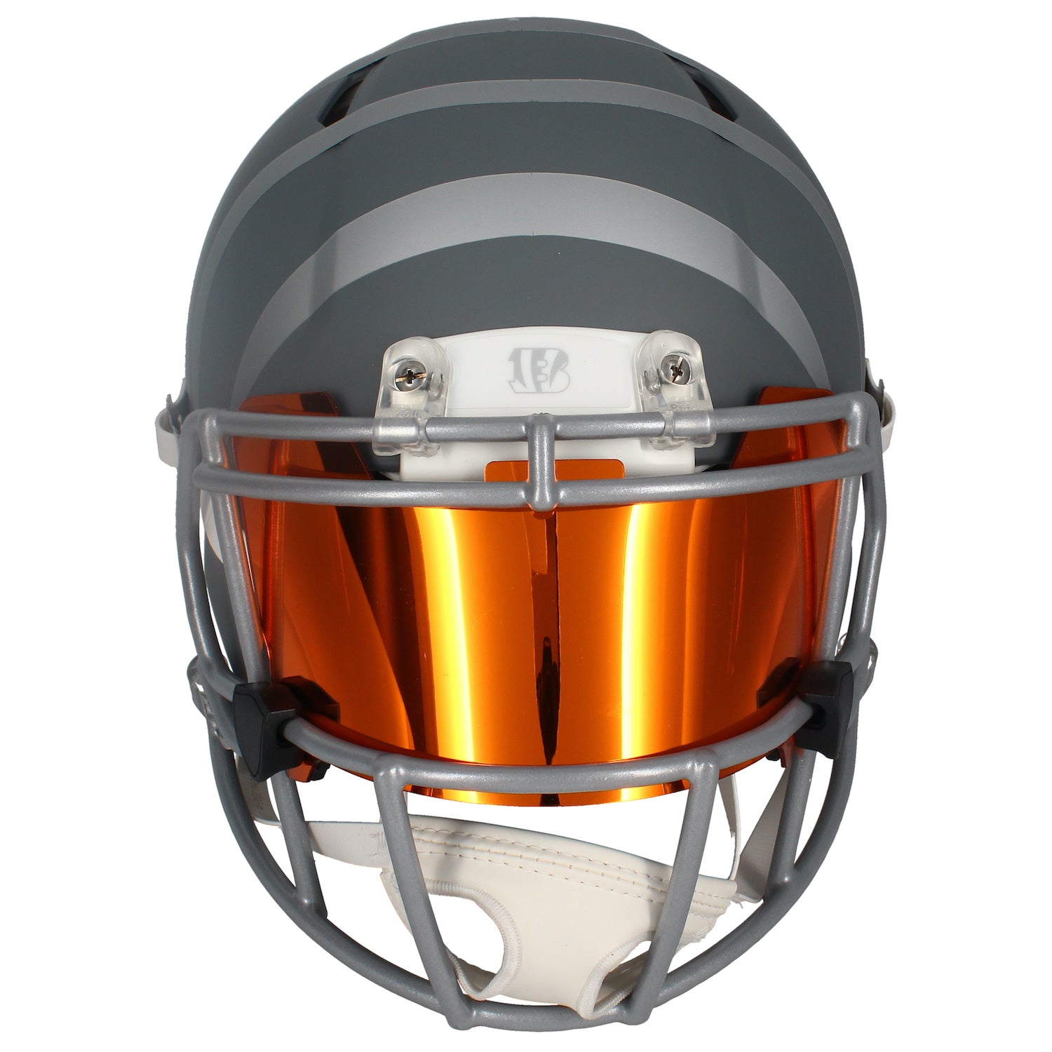 Ja'Marr Chase Autographed Bengals Slate Authentic Helmet w/ Visor Beckett