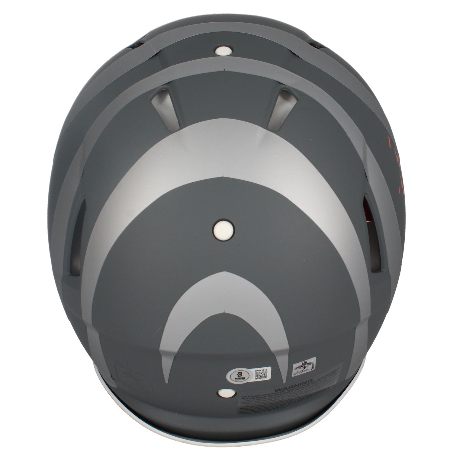 Ja'Marr Chase Autographed Cincinnati Bengals "Chosen 1" Slate Authentic Helmet w/ Visor Beckett