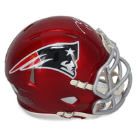 Tom Brady Autographed New England Patriots Speed Mini Flash Helmet Fanatics