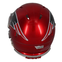 Tom Brady Autographed Patriots Flash Speed Mini Helmet w/ Visor Fanatics