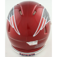Tom Brady Autographed NE Patriots Flash Speed Mini Helmet w/ Visor Fanatics