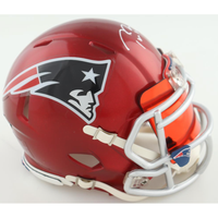 Tom Brady Autographed NE Patriots Flash Speed Mini Helmet w/ Visor Fanatics