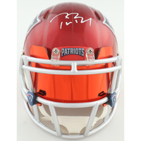Tom Brady Autographed NE Patriots Flash Speed Mini Helmet w/ Visor Fanatics