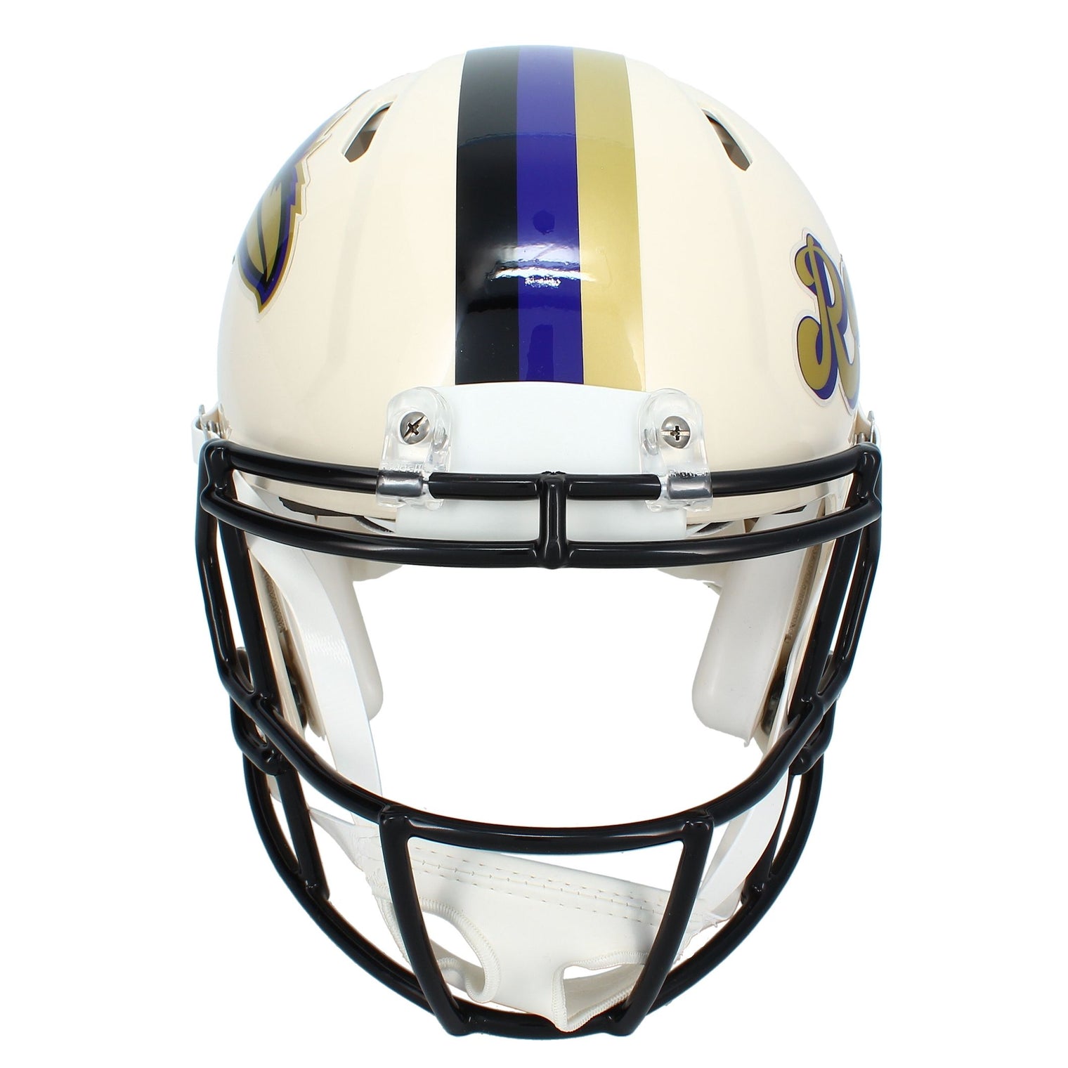 Zay Flowers Autographed Baltimore Ravens RETRO Speed Authentic Helmet Beckett