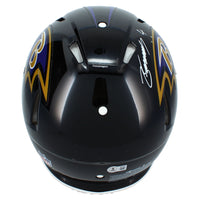 Zay Flowers Autographed Baltimore Ravens Speed Authentic Helmet Beckett