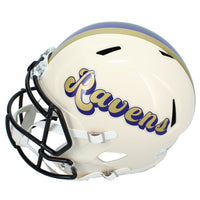 Zay Flowers Autographed Baltimore Ravens RETRO Speed Full Size Helmet Beckett