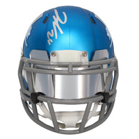 Jahmyr Gibbs Autographed Lions Alt. Mini Speed Helmet w/Visor Fanatics