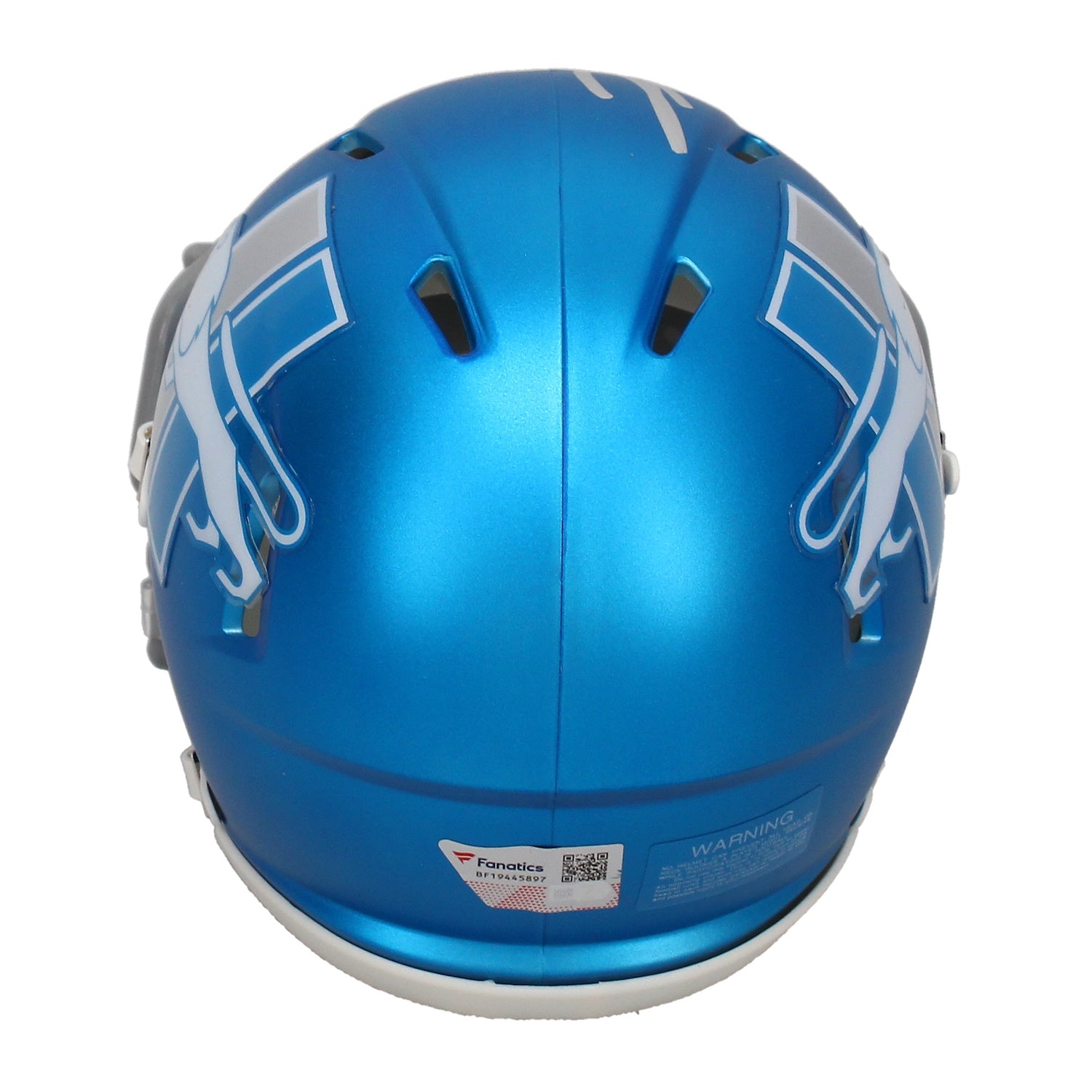 Jahmyr Gibbs Autographed Lions Alt. Mini Speed Helmet w/Visor Fanatics